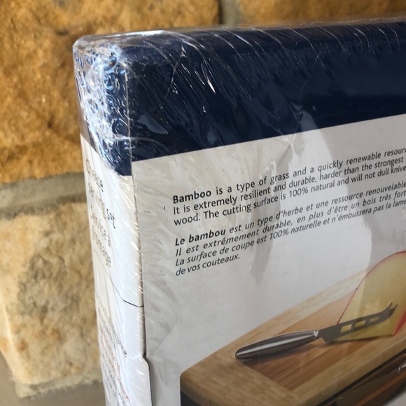 🆕 Trudeau Cheese Serving Set Bamboo Sealed - Picture 5 of 8